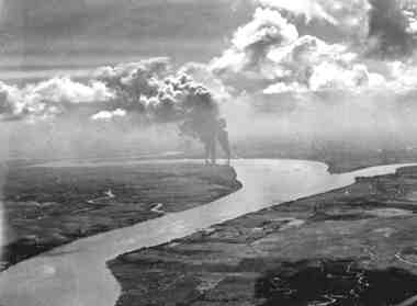 Strike on shipping along Saigon River