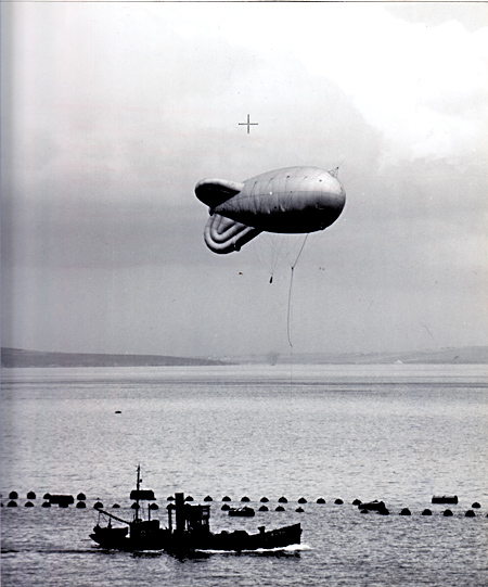 Barrage Balloons, Scapa Flow, Scotland