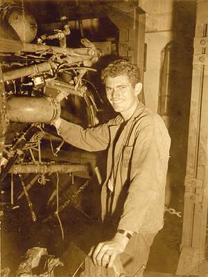 Robert M Berg aboard Essex