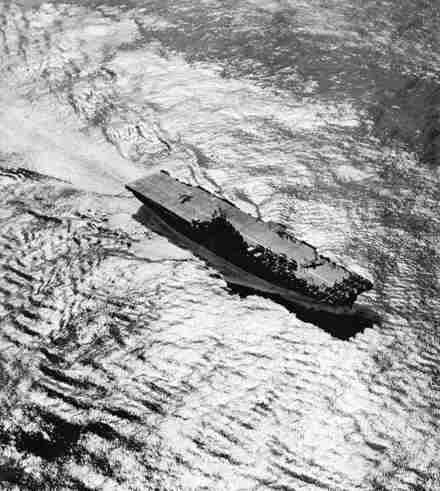 Pilot's View of Carrier