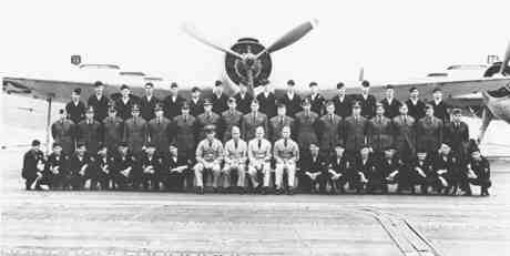 Torpedo Squadron Four Pilots, Crewmen, and Support Staff - June, 1943