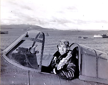 Ens. F. D. Sears, VF-4 - USS Ranger - 1943