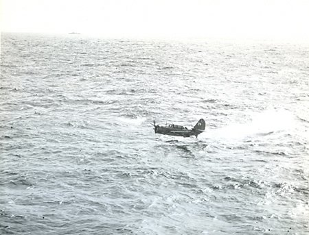 Helldiver Makes Water Landing Helldiver Makes Water Landing