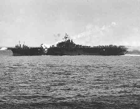 Kamikaze Strikes USS Essex, 1944 Kamikaze Strikes USS Essex, 1944