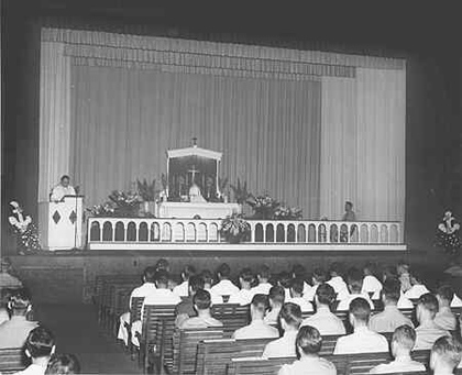 Memorial Service, Hilo, Hawaii, 1944