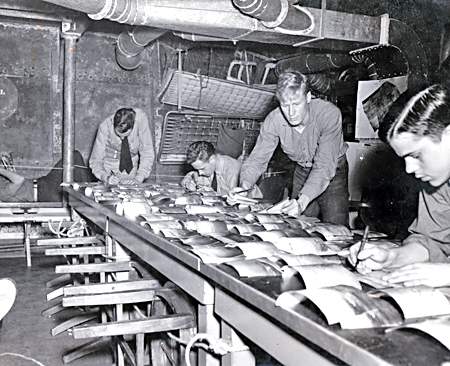 Reconnaissance Photos - USS Ranger - 1942