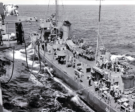 Refueling at sea - USS Ranger - 1944 Refueling at sea - USS Ranger - 1944