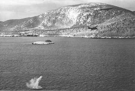 Topedo Drop - Bar Harbor, Maine, 1944 Topedo Drop - Bar Harbor, Maine, 1944