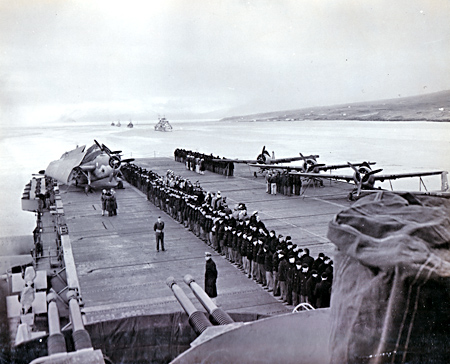 USS Ranger arrives Akureyri, Iceland