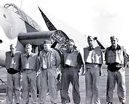 VT-4 Pilots - USS Ranger - 1942